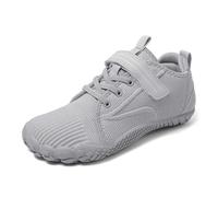 Sneakers Bambino Estive Antiscivolo Morbide Scarpe Ginnastica Bambino Ragazzino Jogging Running Casual Camminata Corsa Comode Leggere (Light Grigio, 36)