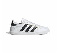 adidas Breaknet Sleek Shoes Kids, Scarpe Unisex-Bambini e Ragazzi, Ftwr White Core Nero Arancio Tinta, 3.5 UK Child