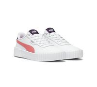 Puma Carina 3.0 JR Sneaker, Bianco-Rosa Selvaggio, 38 EU, Puma Bianco Rosa Selvaggio, 5 UK
