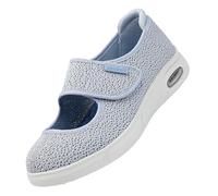 Sneakers Casual all'Aperto Scarpe，Extra Larghe per Piedi Gonfi Ciabatte Regolabili La Neuropatia Dolorosa dei degli Anziani Larga Uomo.greyㅡ49