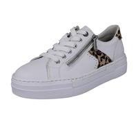 Sneakers Casual In Pelle Morbida Con Stampa Leopardo Rieker Da Donna 'N4924'