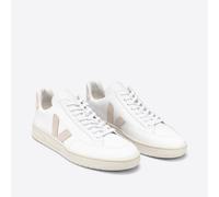 Veja Fair Trade - Sneakers in pelle - V-12 Extra-White Sable in Pelle - Taglia 44 - Bianco