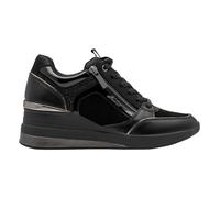 Sneakers con zeppa cerniere e lacci Nero 40