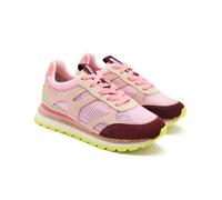 Sneakers con Zeppa Pelle E Rete Eddington