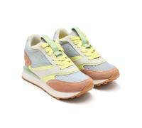Sneakers con Zeppa Pelle E Rete LARRABEE