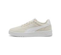 PUMA Sneakers Court Lally in suede da donna, Scarpe, Alpine Snow/Bianco, 40.5 40.5