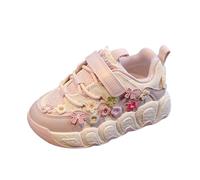 Sneakers da bambina 28 scarpe da calcio per bambini senza lacci, flessibili, comode da ginnastica, fitness, da trail, Colore: rosa., 37 EU