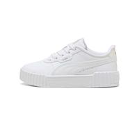 PUMA Carina 3.0 Holo 2.0 PS, Sneaker, White Silver-Mauve Mist, 32.5 EU