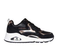 Skechers Uno Gen1 Color Surge, Scarpe da Ginnastica, Nero Oro Rosa, 34 EU