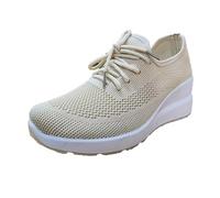 Sneakers da corsa da donna slip on mesh scarpe da corsa ortopediche con supporto per arco plantare antiscivolo scarpe da donna lavoro traspirante mesh sneakers diabetiche ampia vestibilità scarpe da