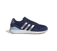 adidas Run 60s 4.0 Shoes, Scarpe Donna, Dark Blue/Silver Met./Glow Blue, 40 2/3 EU