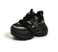 Sneakers da Donna con Plateau retrò e Alto, Scarpe da papà con Supporto Che Aumenta l'altezza, Design con Lacci, Leggere e comode per Il Lavoro, Le Passeggiate e Il Tempo Libero