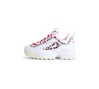 FILA Disruptor P Teens, Scarpe da Ginnastica, Bianco Leopardato, 39 EU