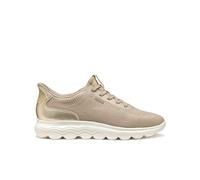 Geox Spherica Plus D557MA - Scarpa Sportiva da Donna, Taupe_Oro, 40 EU
