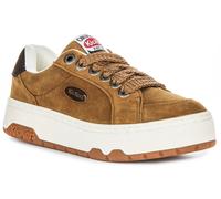 Sneakers Da Donna Kickers 70S Basse In Suede Ispirate A Piattaforma UK 3 - 8