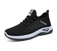 Sneakers da Donna Leggere, Traspiranti e comode, Scarpe da Corsa per l'uso Quotidiano Casual, perfette per Ogni Stagione, Design Elegante e Facile infilare. (Black, 38)