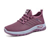 Sneakers da Donna Leggere, Traspiranti e comode, Scarpe da Corsa per l'uso Quotidiano Casual, perfette per Ogni Stagione, Design Elegante e Facile da infilare. (Purple, 42)