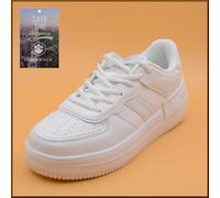Sneakers da donna LUMBERJACK bianche platform scarpe sportive memory foam comode