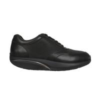 MBT Nafasi 5 Scarpe Eleganti da Donna Anatomiche e Comode Calzature Fisiologiche Confortevoli e Stabili con Suola Curva. Scarpe Casual in Pelle con Piattaforma e Lacci. Colore Nero
