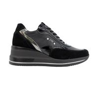Sneakers da donna Nero Giardini I514130D-100 in camoscio di colore nero