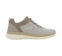 Sneakers da donna SKECHERS BOUNTIFUL - QUICK PATH 12607-TPE in tessuto beige