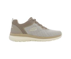 Sneakers da donna SKECHERS BOUNTIFUL - QUICK PATH 12607-TPE in tessuto beige