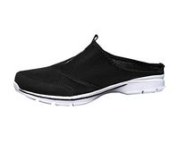 Sneakers da uomo per uomini attivi, alla moda, comode, antiscivolo, robuste, ideali per le attività estive, Nero , 44 EU