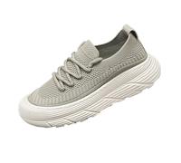 Sneakers da uomo piatte con plateau scarpe sportive ergonomiche per sollievo dal dolore, allenatori elevate, aumento dell'altezza, scarpe da fitness, traspiranti, lacci, scarpe per il tempo libero