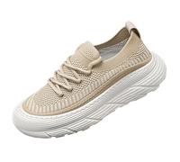 Sneakers da uomo piatte con plateau scarpe sportive ergonomiche per sollievo dal dolore, allenatori elevate, aumento dell'altezza, scarpe da fitness, traspiranti, lacci, scarpe per il tempo libero