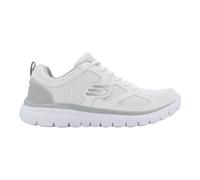 Sneakers da uomo SKECHERS BURNS - AGOURA 52635-WGY in tessuto bianco