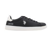 Sneakers da uomo U.S. Polo ASSN BYRON001D-BLK-WHI03 in ecopelle di colore nero