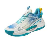 Sneakers da uomo UK High-Top Walking Trainer antiscivolo e durevoli Scarpe da tennis Scarpe da allenamento alla moda bicolore Scarpe da ciclismo su strada da uomo traspiranti Athletic Gym Workout