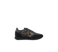 Sneakers da uomo vintage nere e bianche EA7