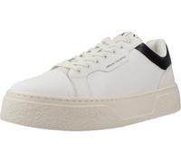 Armani Exchange Lion, Scarpe da Ginnastica Uomo, off White Black, 41 EU