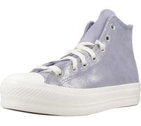 Sneakers Del Marchio Converse Del Modello Chuck Taylor All Star Lift Platform Suede Shimmer Hi Viola