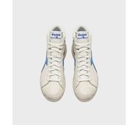 Sneakers Diadora Game L High Waxed Suede Pop Uomo - Bianco e Blu - 44