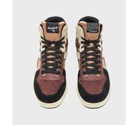 Sneakers Diadora Magic Basket Mid Twin Uomo - Stile Vintage Anni ’80 - Bianco/Azzurro/Nero , 43