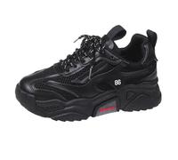 Sneakers Donna Alte,Scarpe da Tennis Donna,Flying Weaving Autunno Inverno Moda Testa Rotonda Stringate Casual Fondo Spesso Traspirante Antiscivolo Corsa