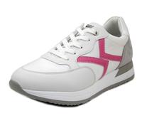 Sneakers Donna Bianche e Fucsia Plantare Memory Estraibile INBLU