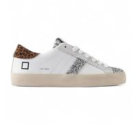 SNEAKERS Donna DATE W431-HL-SH-WD HILLO LOW SHINY WHITE LEOPARD