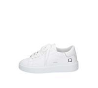 D.A.T.E. Sneaker da Donna Sfera in Pelle Bianca con Doppi Lacci - Sfera W 441-SF-CA-WH - Misura 37