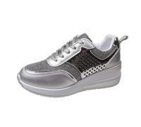 Sneakers Donna Eleganti Scarpe Comode Donna Scarpe da Ginnastica Bianche Pianta Larga Trekking 35 Nere Tennis Antinfortunistiche Estive Inverno Lavoro in Piedi Senza Lacci Autunno 2025 38 36