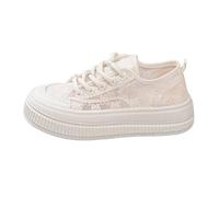 Sneakers Donna in Pizzo Scarpe Estive Traforate Comode | Scarpe Casual Donna Con Design Ricamato Traspirante E Stile Femminile Per Vacanza Passeggio E Tempo Libero