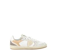 SNEAKERS Donna PHILIPPE MODEL PARIS PGLD VC01 - PGAL VEAU CRACKLE_BLANC SABLE