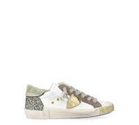 SNEAKERS Donna PHILIPPE MODEL PARIS PRLD CG01 PARIS X GLITTER BLANC VERT