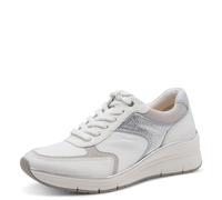 Sneakers Donna Pure Relax in Pelle Bianco Plantare Estraibile Tamaris