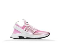 Tom Ford - Sneakers in pelle laminata con tomaia in tessuto - - Shoes - Donna - Rosa - 36 EU