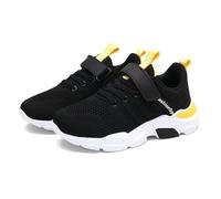 Sneakers Estive Bambino Antiscivolo Morbide Scarpa Ginnastica Bambino Ragazzino Running Jogging Casual Camminata Corsa Comode Leggere (Giallo, 38)