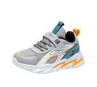 Sneakers Estive Bambino Morbide Antiscivolo Scarpa Ginnastica Bambino Ragazzino Jogging Running Corsa Camminata Casual Comode Leggere (Arancia, 33)