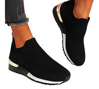 Sneakers Estive Donna Memory Foam - Scarpe Eleganti Running Sportive Trekking Tennis Comode da Camminare Senza Lacci Ortopediche con Plantare Estraibile